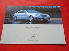 MERCEDES W220 Classe S Berline