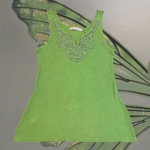 Canotta verde semplice con - canotta, semplice,