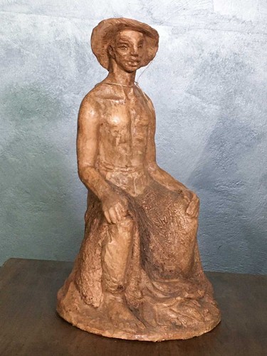 Scultura terracotta il - terracotta, “il