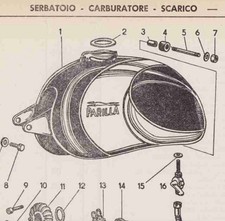 Parilla Fauno 98 Serbatoio