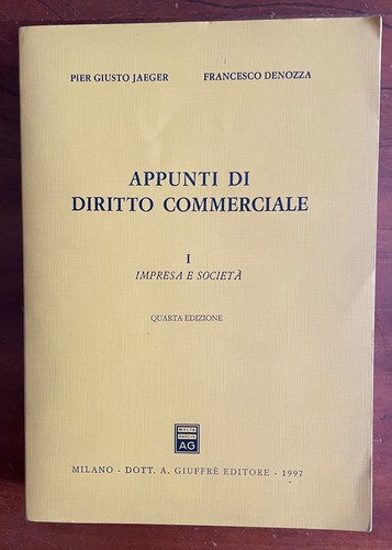 Appunti diritto commerciale - di,