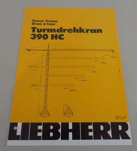 Scheda tecnica liebherr - liebherr, gru