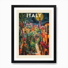 Quadro Verona Italia 4 dipinti