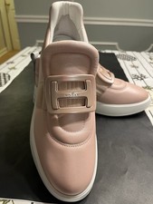Hogan Rebel Pink Leather Slip