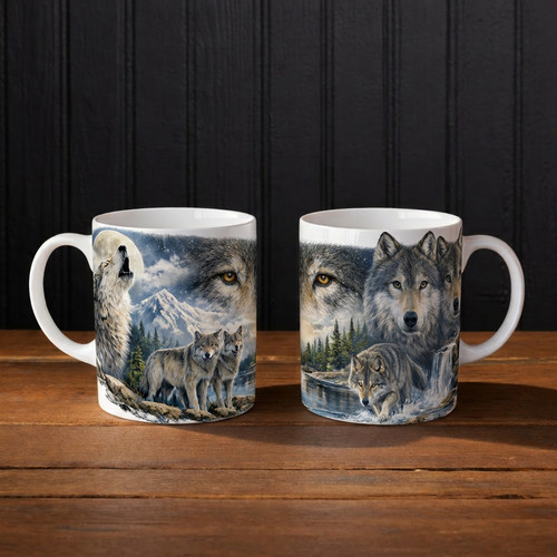 Tazza lupo fauna - oz,