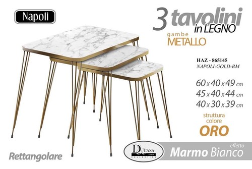 Set tavolini tavolo - set, 3