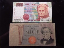 Italia 1000 Lire 1969 e 1000