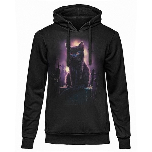 Felpa dark ember gatto woman - ember,