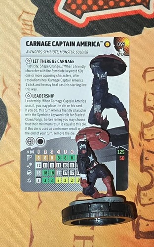 Heroclix carnage captain - carnage,