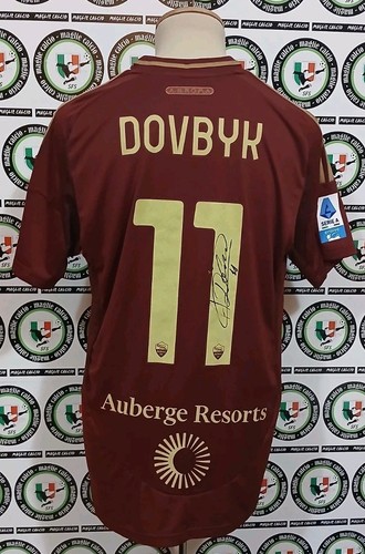 Signed dovbyk roma - roma, match