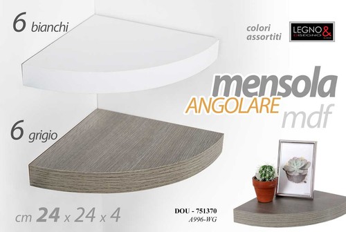 Mensola parete angolare angolo - mensola,