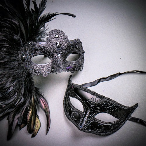 Mascherine donna venezia piuma - donna,