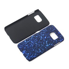 Custodia Protettiva Case Bumper Etui Per Samsung Galaxy S6 Edge 3D Stelle Blu