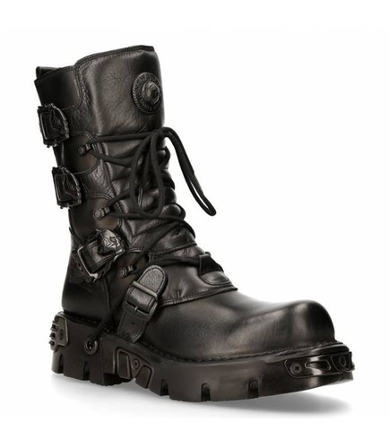 Bota piel suela herrajes - bota,