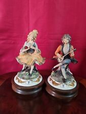 Coppia Capodimonte Ceramica Firmata  Sartori