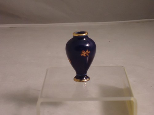 Limoges miniature blu cobalto - miniature,