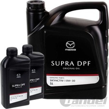1x5+2x1 L OLIO ORIGINALE MAZDA SUPRA DPF 0W-30 SKYACTIV DIESEL TECNOLOGIA DI SINTESI