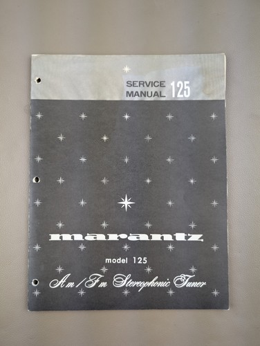 Marantz model 125 - marantz, am/fm