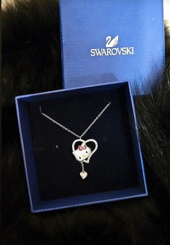 Collana swaroski hello - hello, kitty