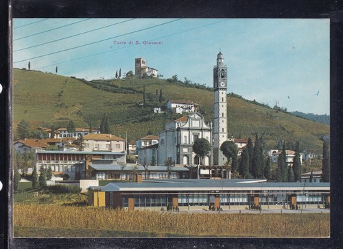 Cartolina sotto monte paese - sotto, il