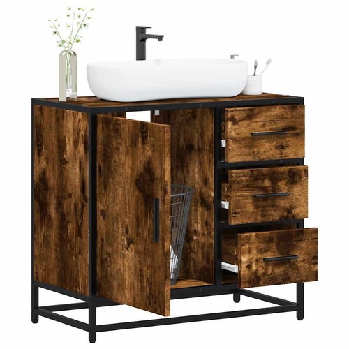 Mobile lavabo bagno - lavabo, rovere