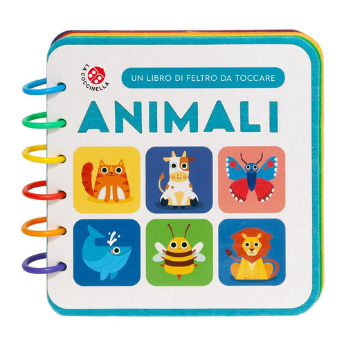 Animali libro feltro da - libro,