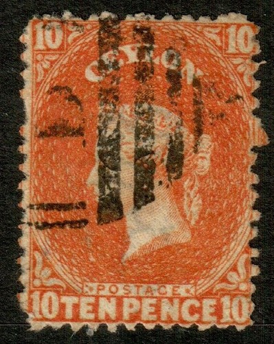 Ceylon sg58b scarso 1866 - scarso,