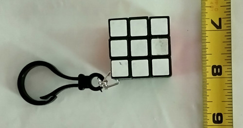 Vintage rubik cube keychain - vintage, rubik's