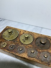 antichi pesi antichi in ottone