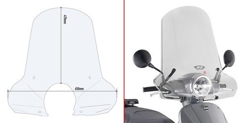 Givi 7062a parabrezza - givi,