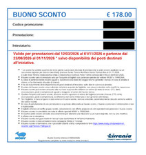 Buono Sconto per traghetto