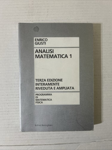 Enrico giusti analisi - enrico,