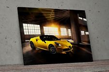 Alfa Romeo 4C stampa su tela
