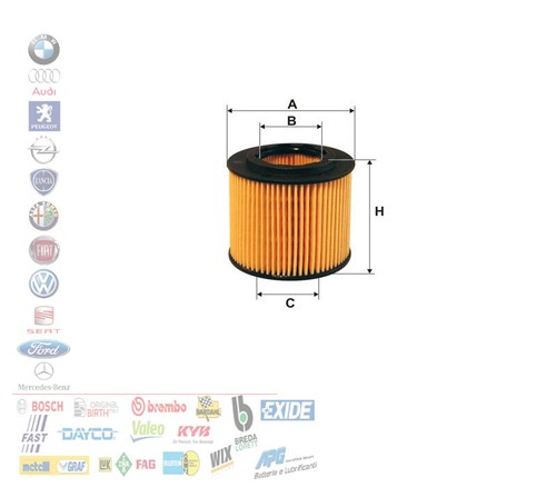 Filtro olio seat cordoba ibiza - olio,