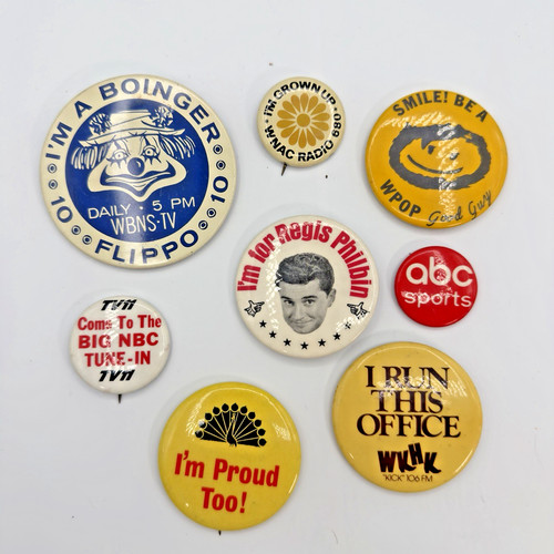 Lotto pinback promo radio - , tv