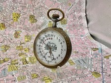 Regolatore a 24 ore . Metallo Brunito .  1890 . 61MM . Perfetto ! OROLOGIO TASCA