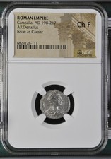 NGC Ch F Denario Caracalla