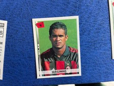 PANINI CALCIATORI 2000/01 EDIZIONE LIMITATA MILAN SERGINHO 227  NUOVA