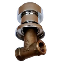 Rubinetto Arresto ad Incasso RCG Rubinetterie Cantu Serie Giotto, ottone cromato