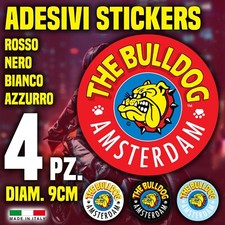 ADESIVO STICKER THE BULLDOG AMSTERDAM pvc adesivo resistente vari colori logo