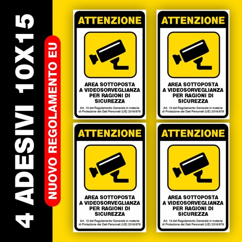 Adesivi cartelli area - 4,