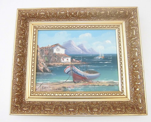 Dipinto olio soggetto sardegna - olio,