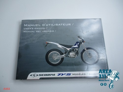 Manuale originale scorpa s - manuale,