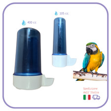 ABBEVERATOIO BEVERINO UCCELLI per gabbia pappagalli canarini 105cc 400cc sifone
