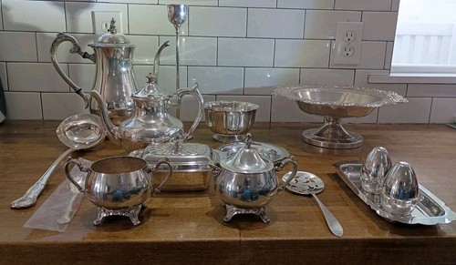 Vintage piatto argento oneida - vintage,