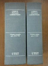 A. DALL'ORA e AA.VV. - CODICE PENALE COMMENTATO in 2 Vol. UTET 1990 CVMS1/19