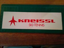 ADESIVO VINTAGE STICKER kleber sci ski tennis kneissl 