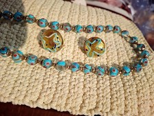 COLLANA MURRINE TURCHESE  +