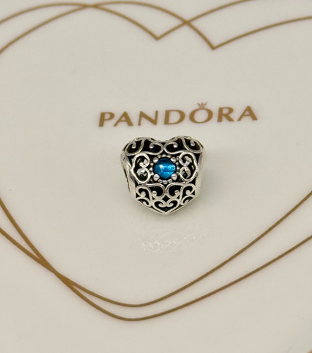 Charm cuore pietra nascita - charm,