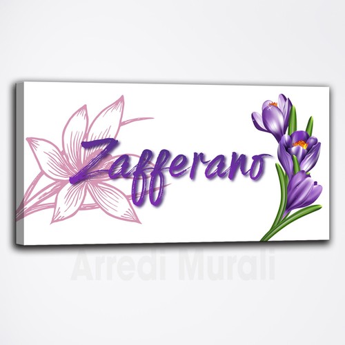 Quadro moderno fiore - , di